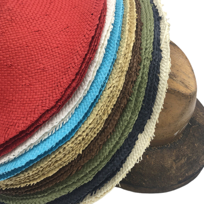 Set of 12 Panama Paper Straw Capeline Hat Bodies - MillinerySupplyShop