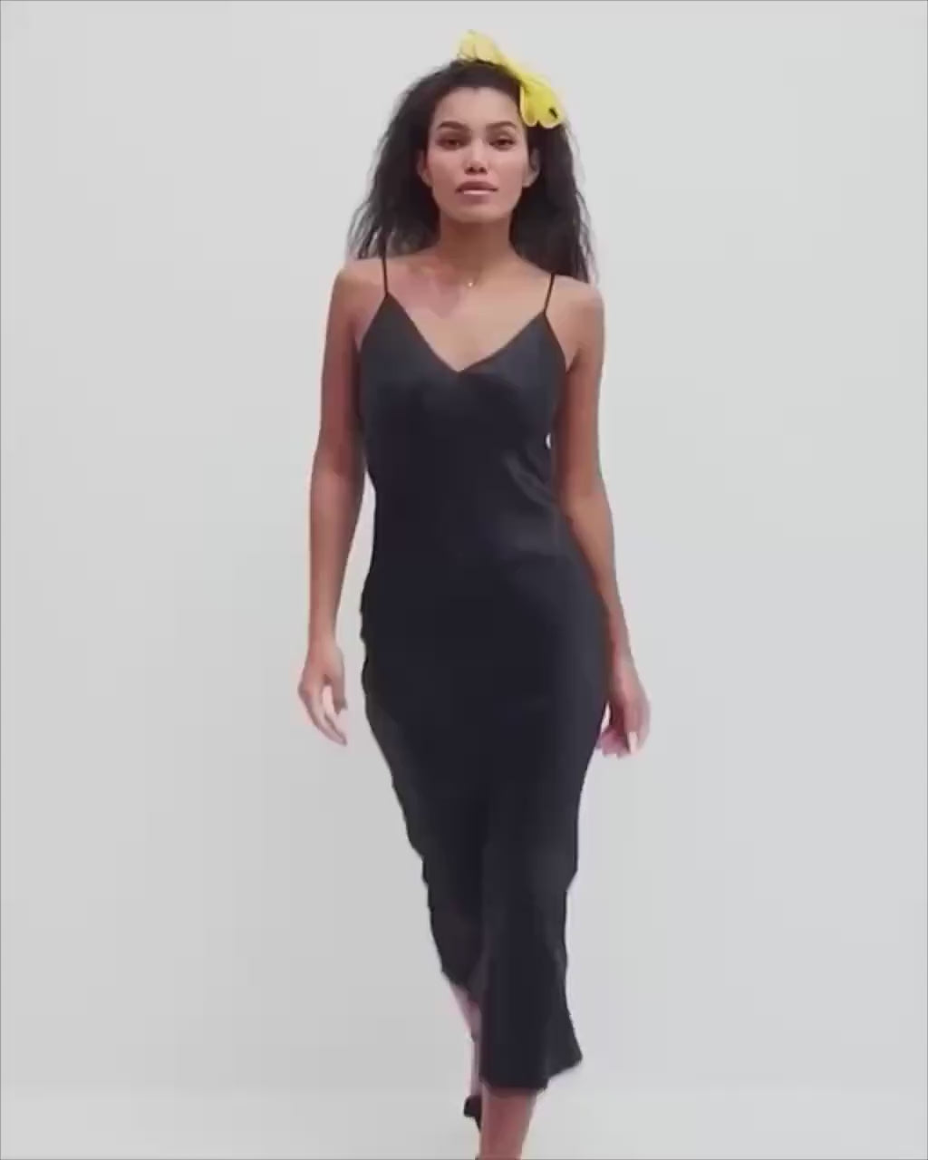 Yellow Fascinator for Women Cocktail Wedding Tea Party Church Hat