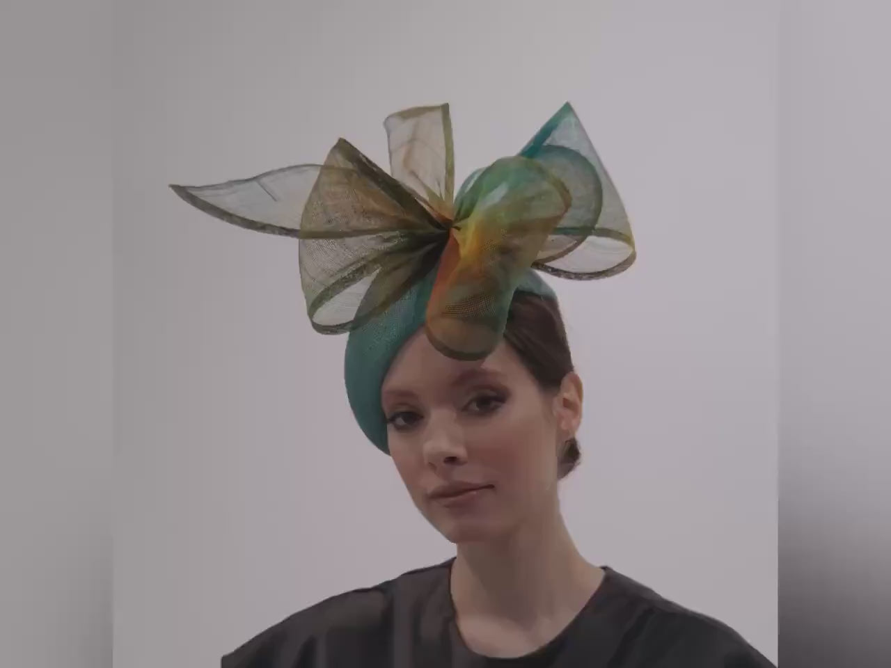 Multicolor Bow Fascinator Hat Wedding Tea Party Cocktail Headwear