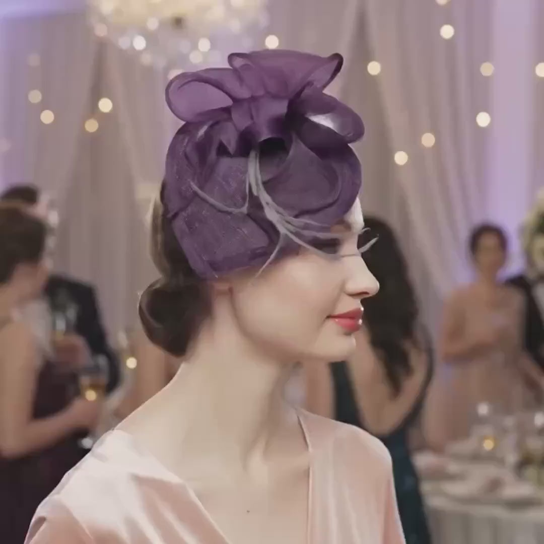 Fascinator Hat Wedding Tea Party Church Hat