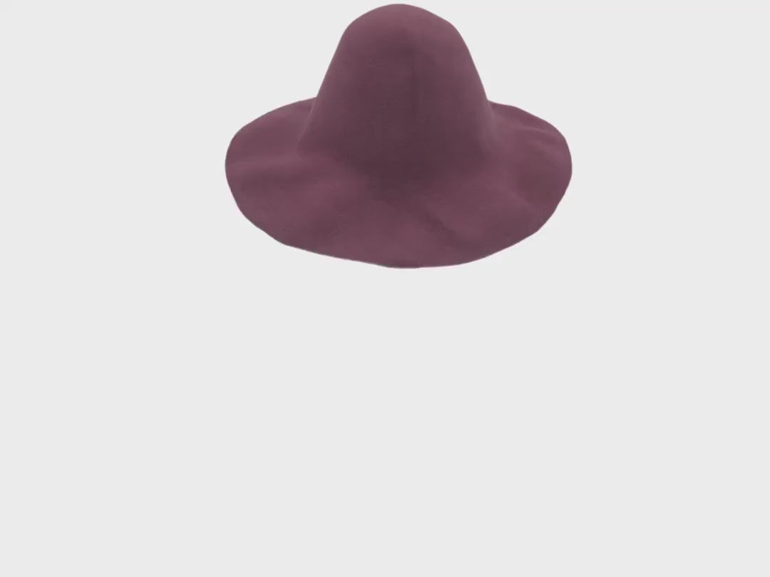 Set of 12 Heavy-Weight Wool Felt Capeline Hat Bodies Wholesale