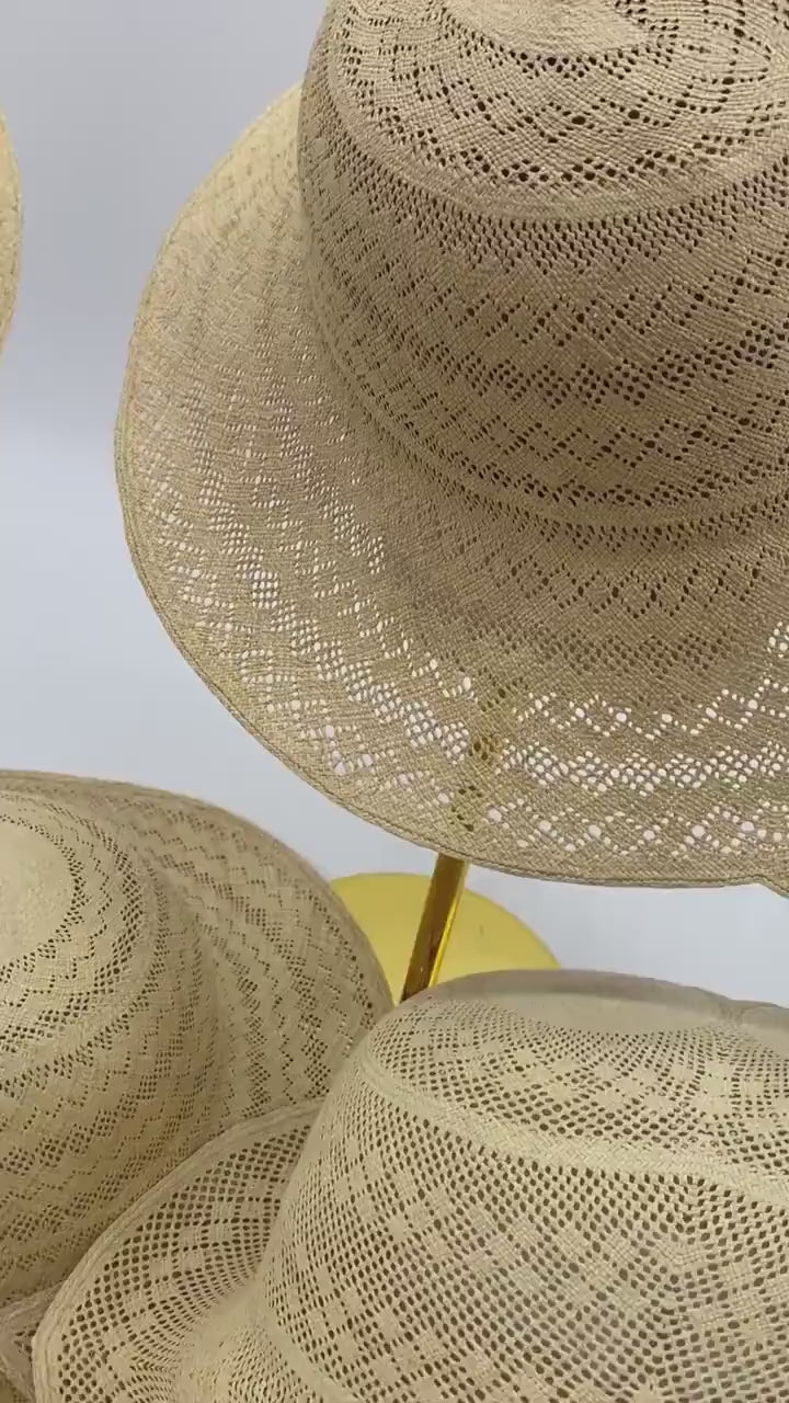 Panama Hat Bodies Openwork for Millinery Hat Making