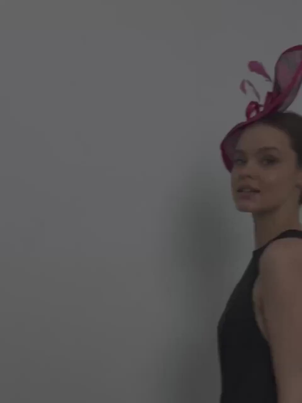 Hot Pink Fascinator Hat Derby Wedding Tea Party Headwear