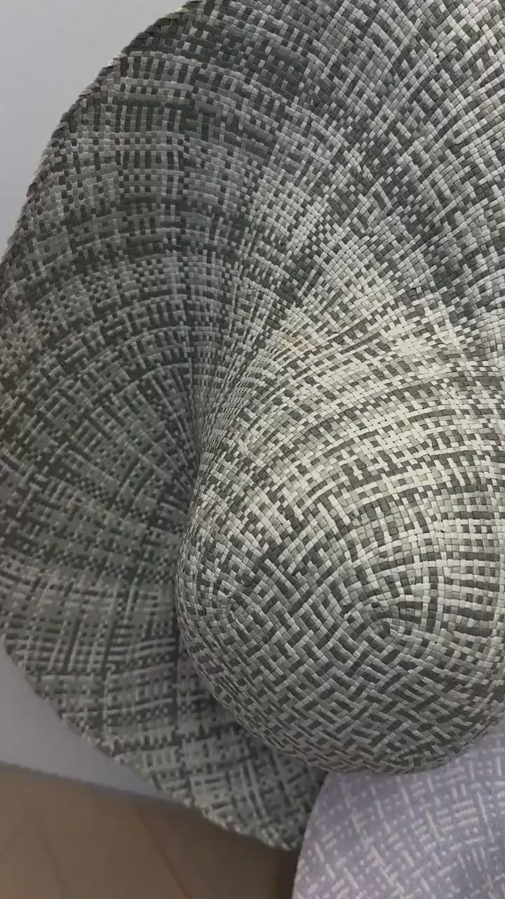 Vintage Panama Paper Straw Hat Bases for Millinery and Hat Makers