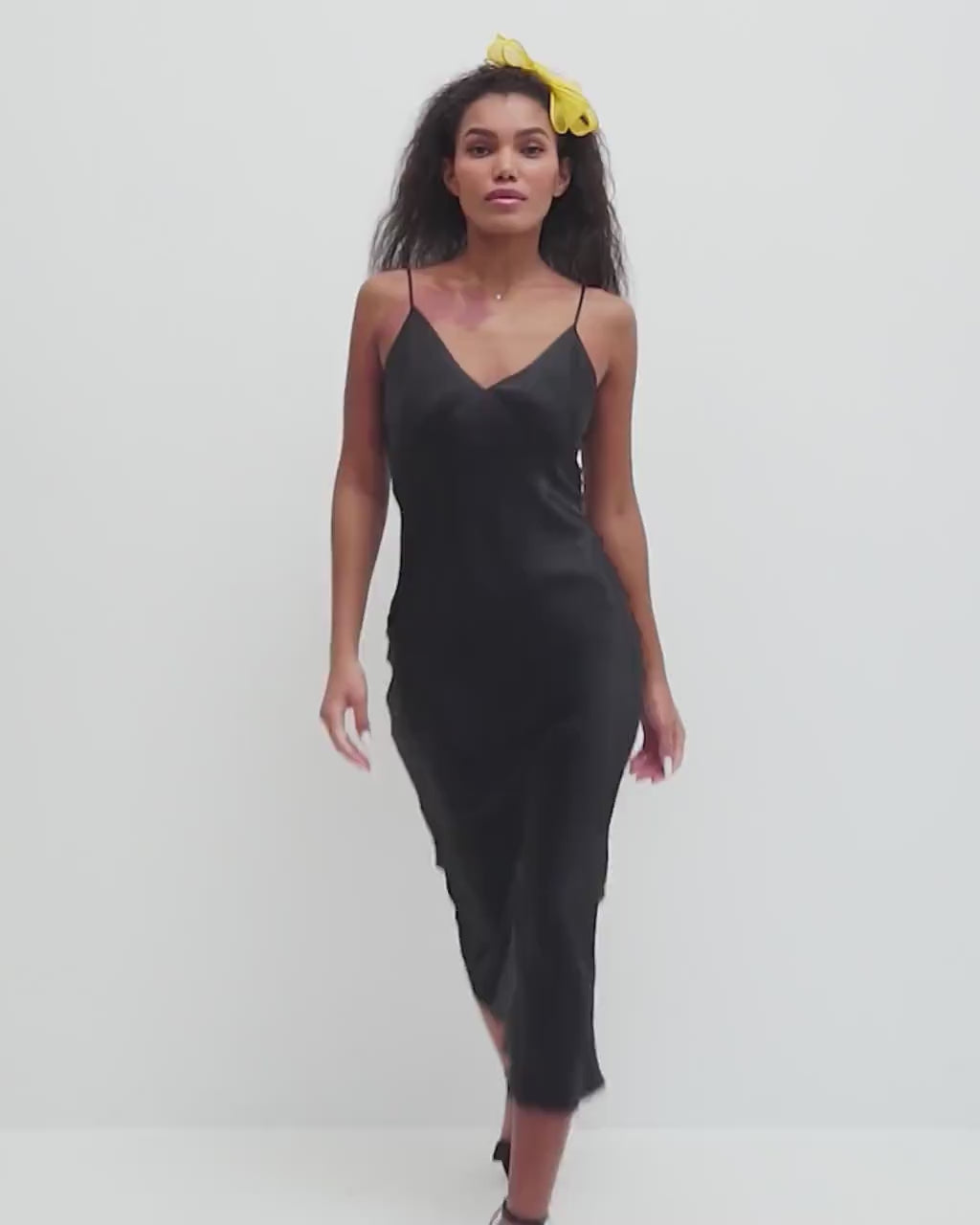 Yellow Bow Fascinator for Women Wedding Tea Party Hat