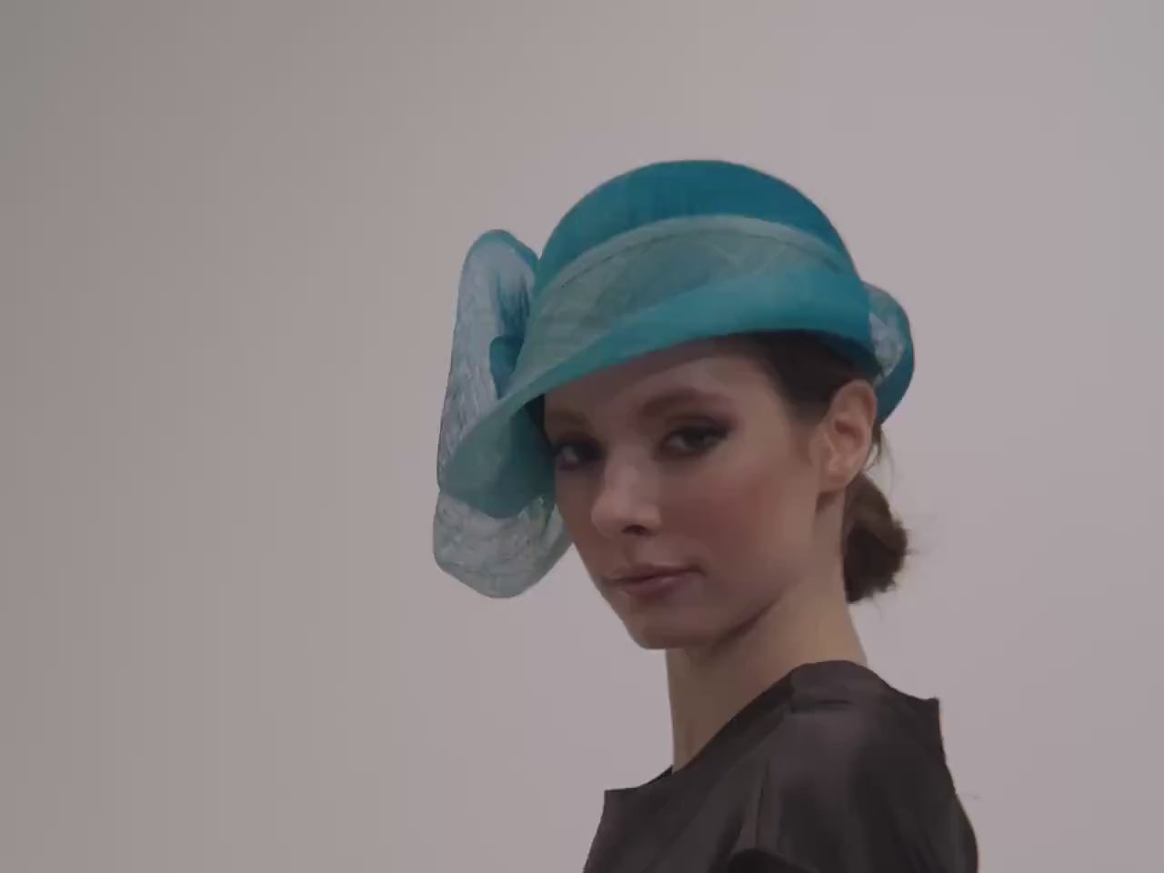 Derby Cloche Hat  Church Wedding Tea Party Women Headwear