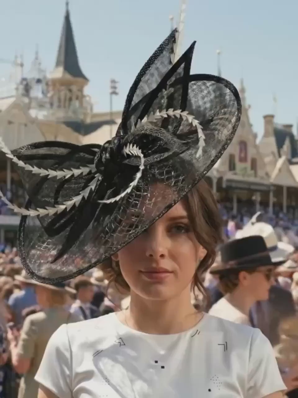 Extravagant Kentucky Derby Hat Elegant Women's Headwear