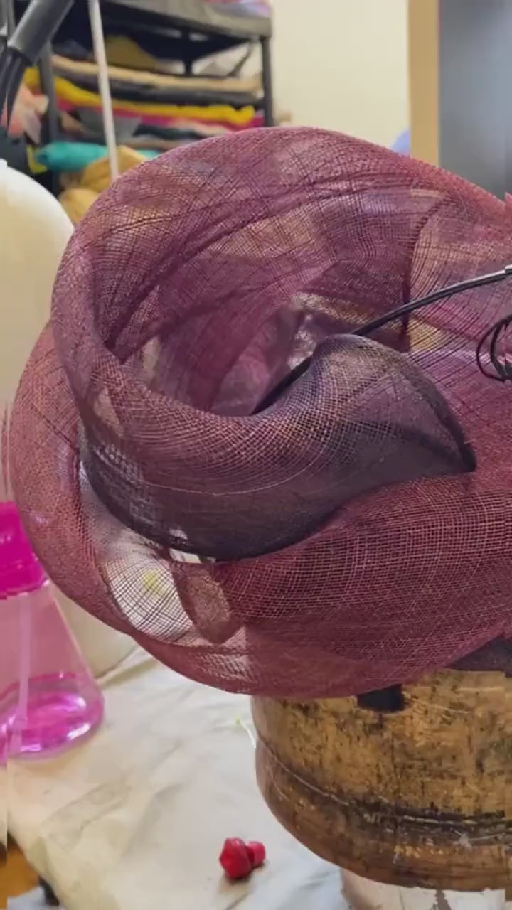 Stylish Toque Hat "Kala" Shape Derby Church Party Headwear