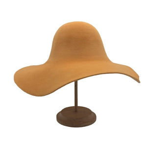 Fur Felt Capelines High-Quality Floppy Brim Velour Finish-MillinerySupplyShop-Fur felt capelines