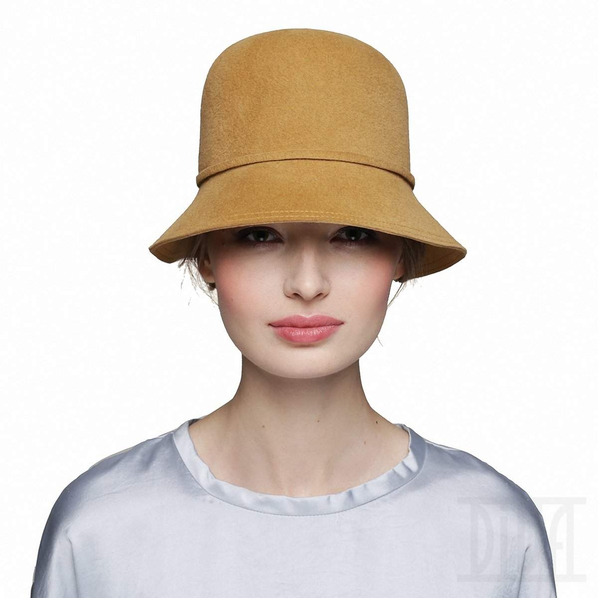 Fur Felt Bucket Hat Fashion Fall Winter Headwear - DivaHats Boutique