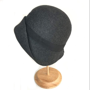 Soft Brim Wool Felt Cloche Hat with Bow - DivaHats Boutique