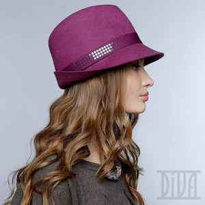 Wool Felt Trilby Hats for Women - DivaHats Boutique