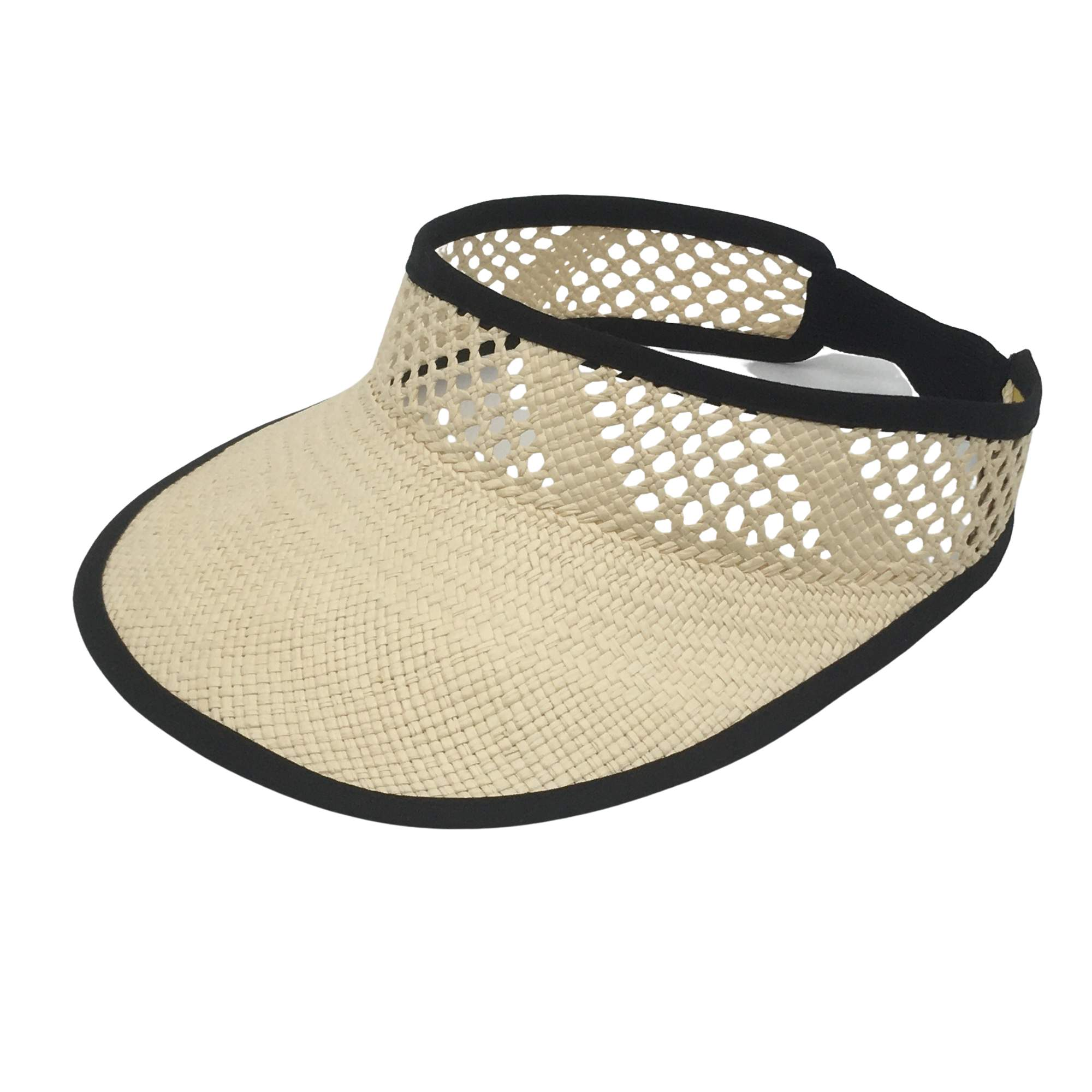 Panama Hats Summer Sport Visor-DivaHats-Beach Hats,Brimmer,Fedora,Straw hats