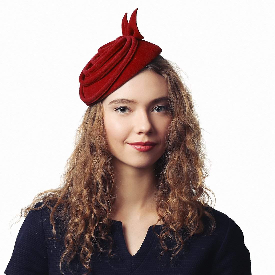 Velour Fascinator Hat - DivaHats Boutique