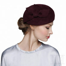 Load image into Gallery viewer, Ladies Church hat Perfect winter beret - DivaHats Boutique