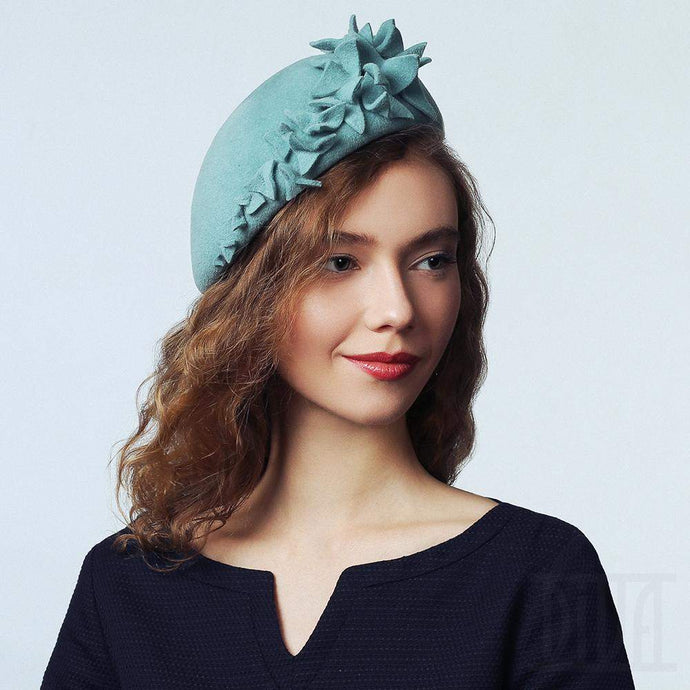 Small Felt Beret Ladies Winter Hat - Divahats boutique