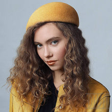 Load image into Gallery viewer, Small Yellow Beret  - Divahats Boutique