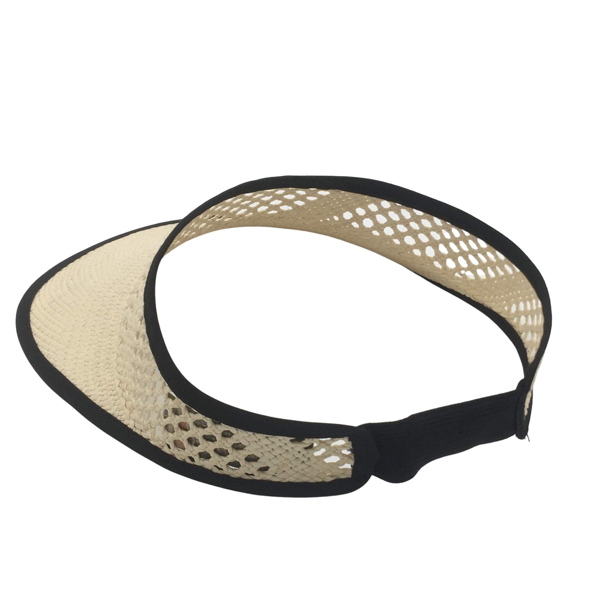 Panama Hats Summer Sport Visor-DivaHats-Beach Hats,Brimmer,Fedora,Straw hats