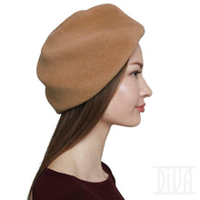 Load image into Gallery viewer, Fur Felt Beret for Women Fashion Winter Hat - DivaHats Boutique