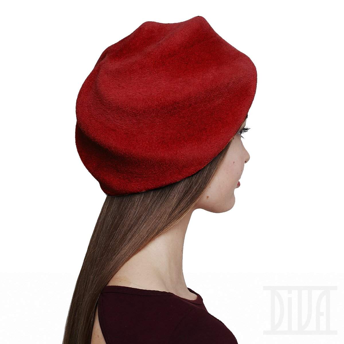Fur Felt Beret for Women Fashion Winter Hat - DivaHats Boutique