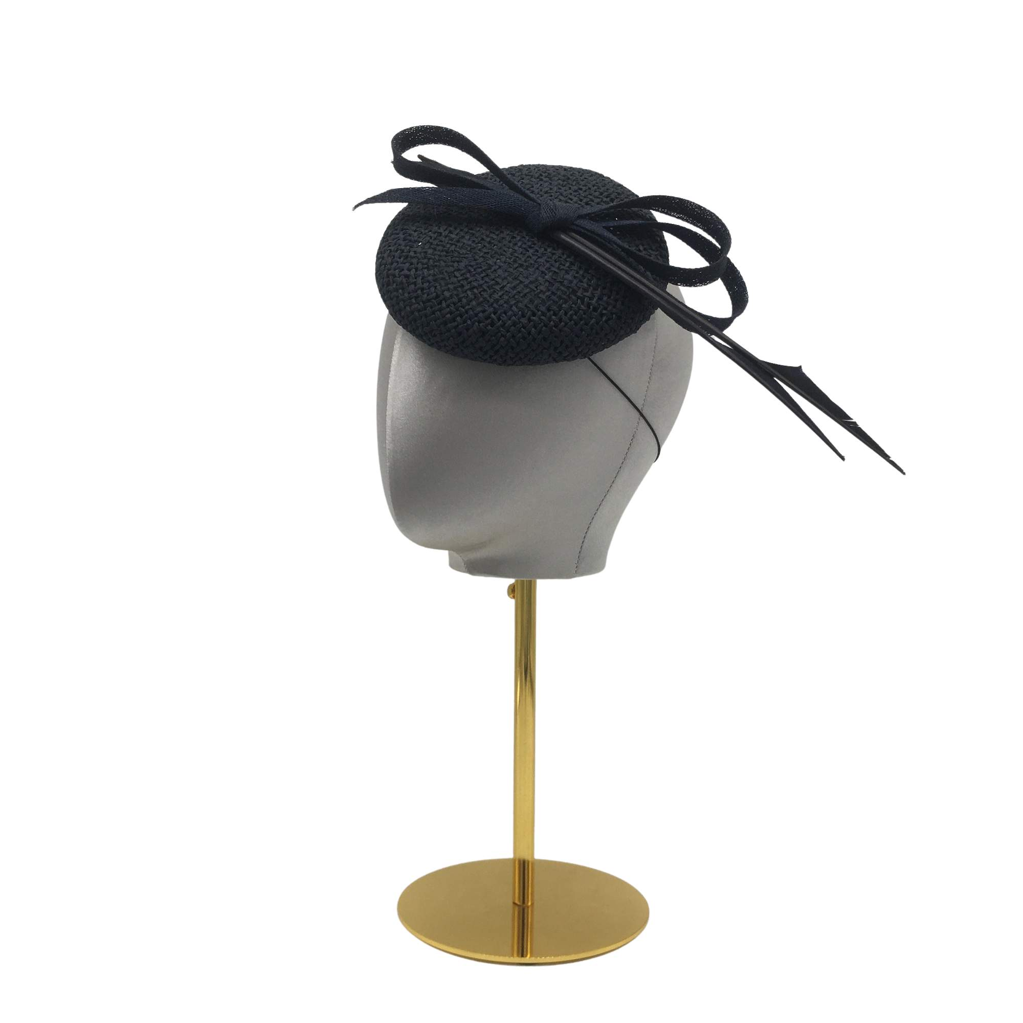 Stylish blue  fascinator hat Derby, Church, Party headwear-DivaHats-Fascinator,Straw hats