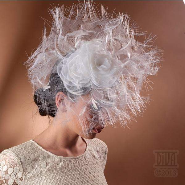 Wedding extravaganza headdress - DivaHats Boutique