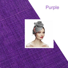 Load image into Gallery viewer, Fascinator Hats for Women Tea Party Church Headwear