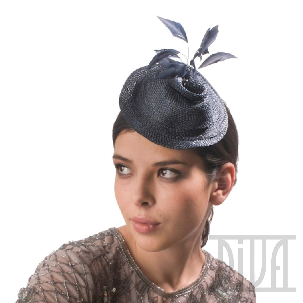 Small Straw Fascinator for Women - DivaHats Boutique