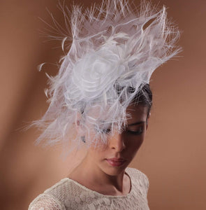 Wedding extravaganza headdress - DivaHats Boutique