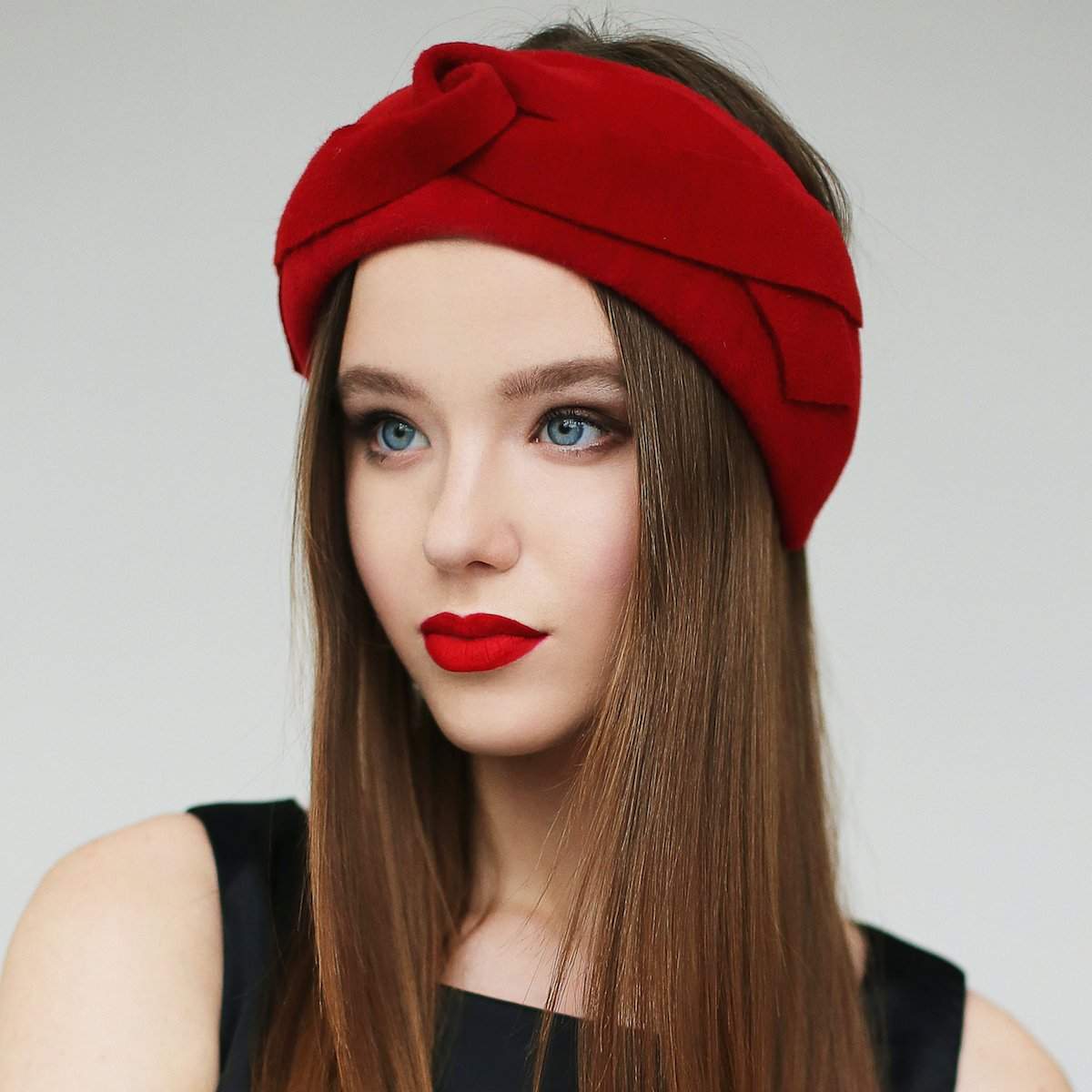 Velour Fascinator Headband - DivaHats Boutique