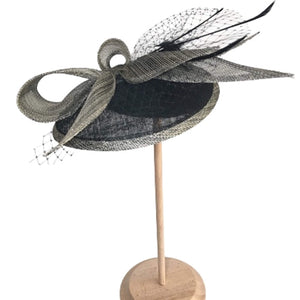 Salt&Paper Color Fascinator Hat with  Bow&Veil - DivaHats Boutique