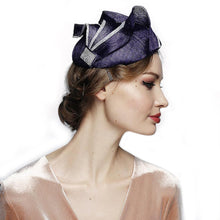 Load image into Gallery viewer, Stylish  Fascinator Derby Cocktail Tea Party Hat - DivaHats Boutique