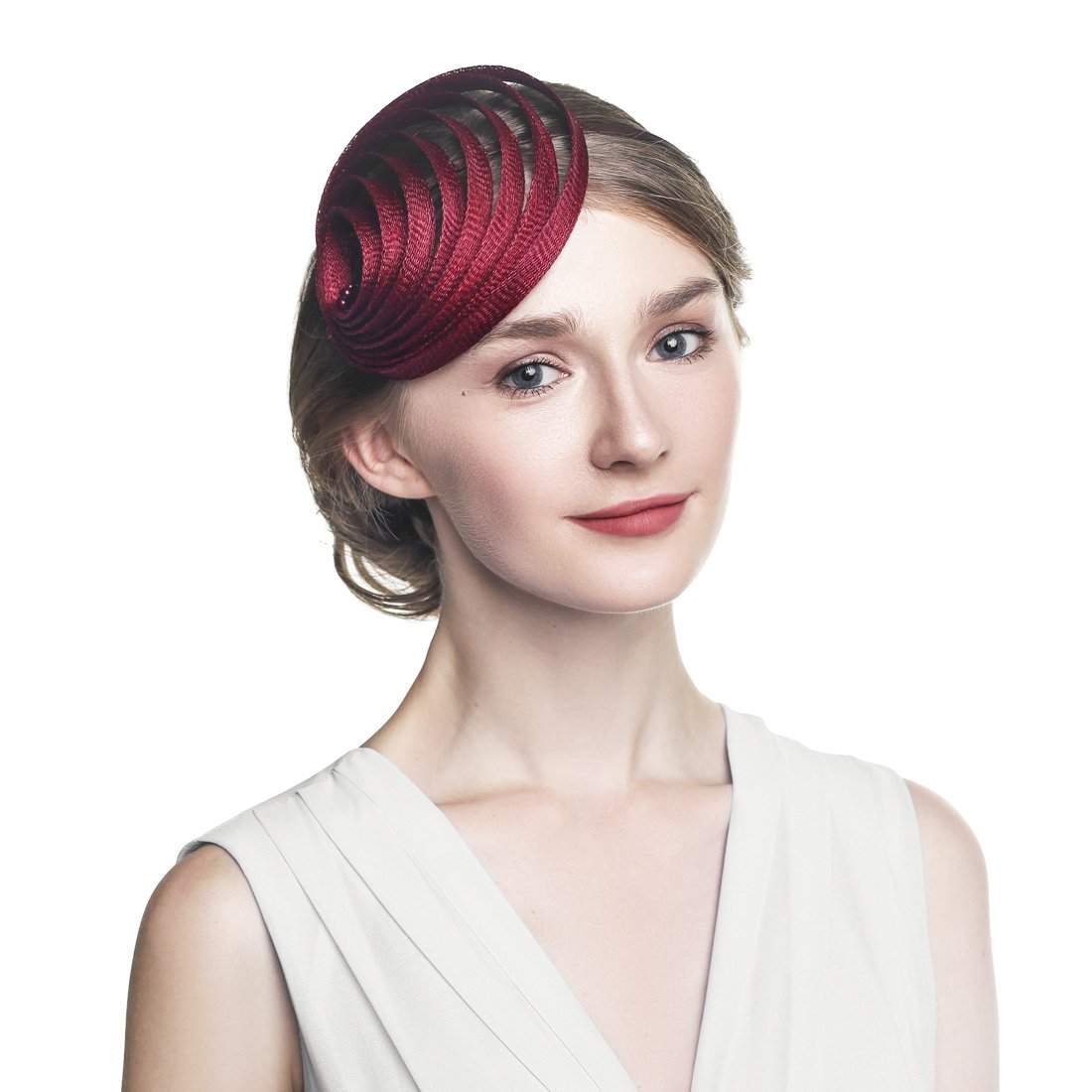 Women's Fascinator Cocktail Wedding Tea Party Church  Hat - DivaHats Boutique