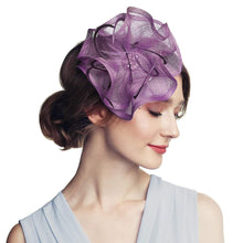 Load image into Gallery viewer, Flower Fascinator Hat Tea Party Wedding Headwear - Divahats boutique