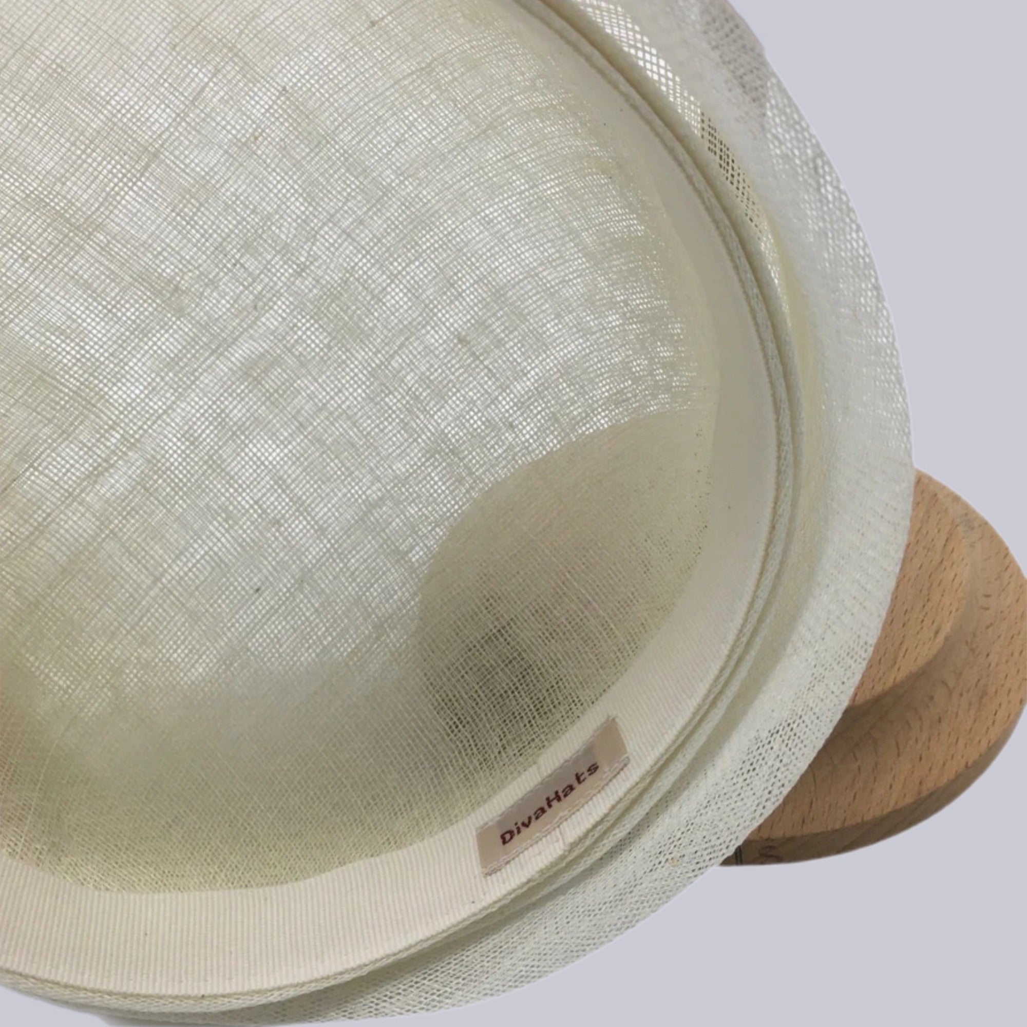 Sinamay Cloche with Feathers Ladies Derby Hat