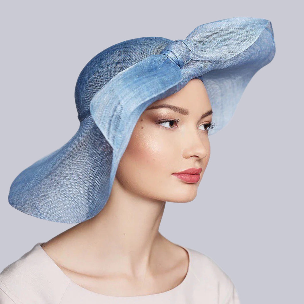 Delicate Blue Kentucky Derby Hat - DivaHats Boutique