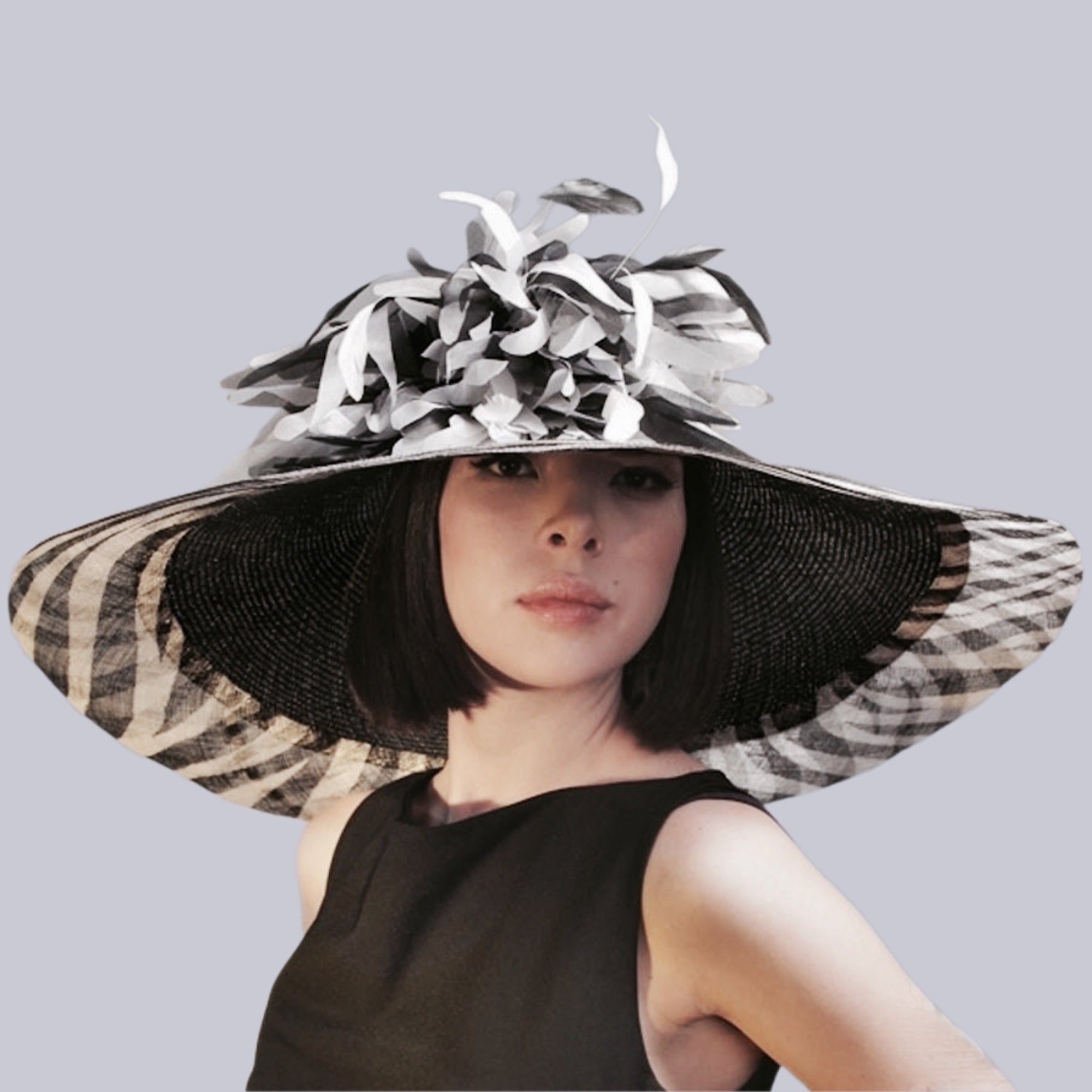 Wide Brim Derby Hat - Divahats boutique