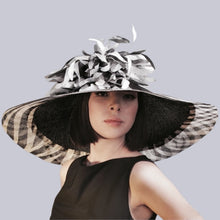 Load image into Gallery viewer, Wide Brim Derby Hat - Divahats boutique