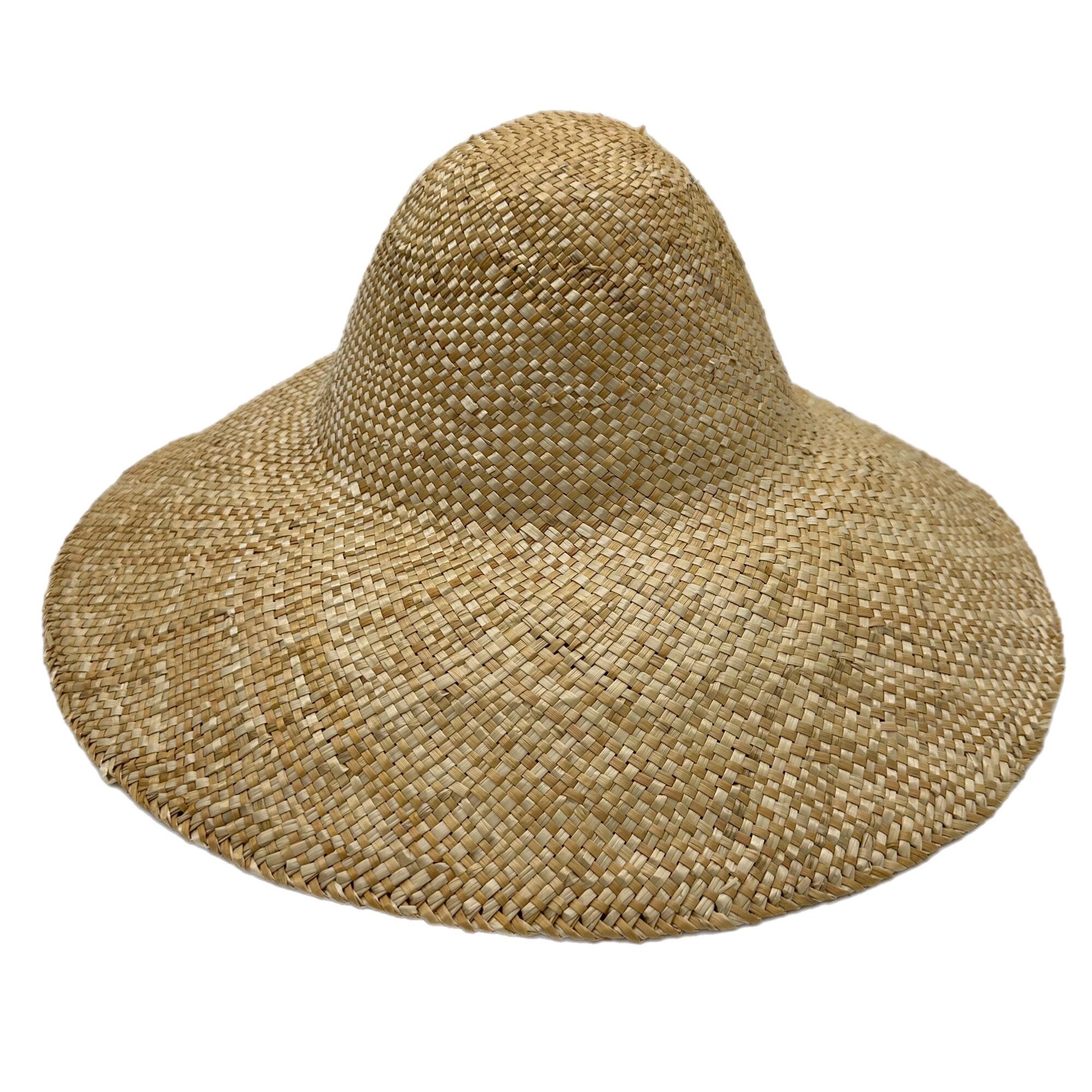 Natural Giant Straw Capeline  Hat Bodies for Millinery and Hat Making