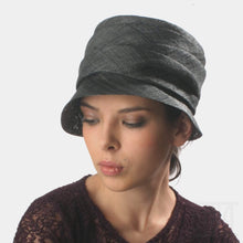Load image into Gallery viewer, Raffia Fabric Grey Bucket Hat - DivaHats Boutique