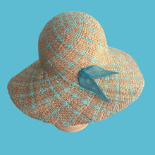 Load image into Gallery viewer, Wide brim straw sun hat for women Summer beach Headwear - DivaHats Boutique