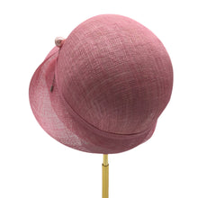Load image into Gallery viewer, Pretty Sinamay Cloche Hat with Pin Derby, Church, Tea party Headwear