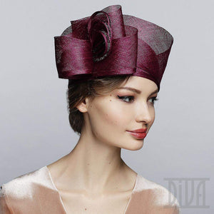 Sinamay cloche Derby hat for women - DivaHats Boutique