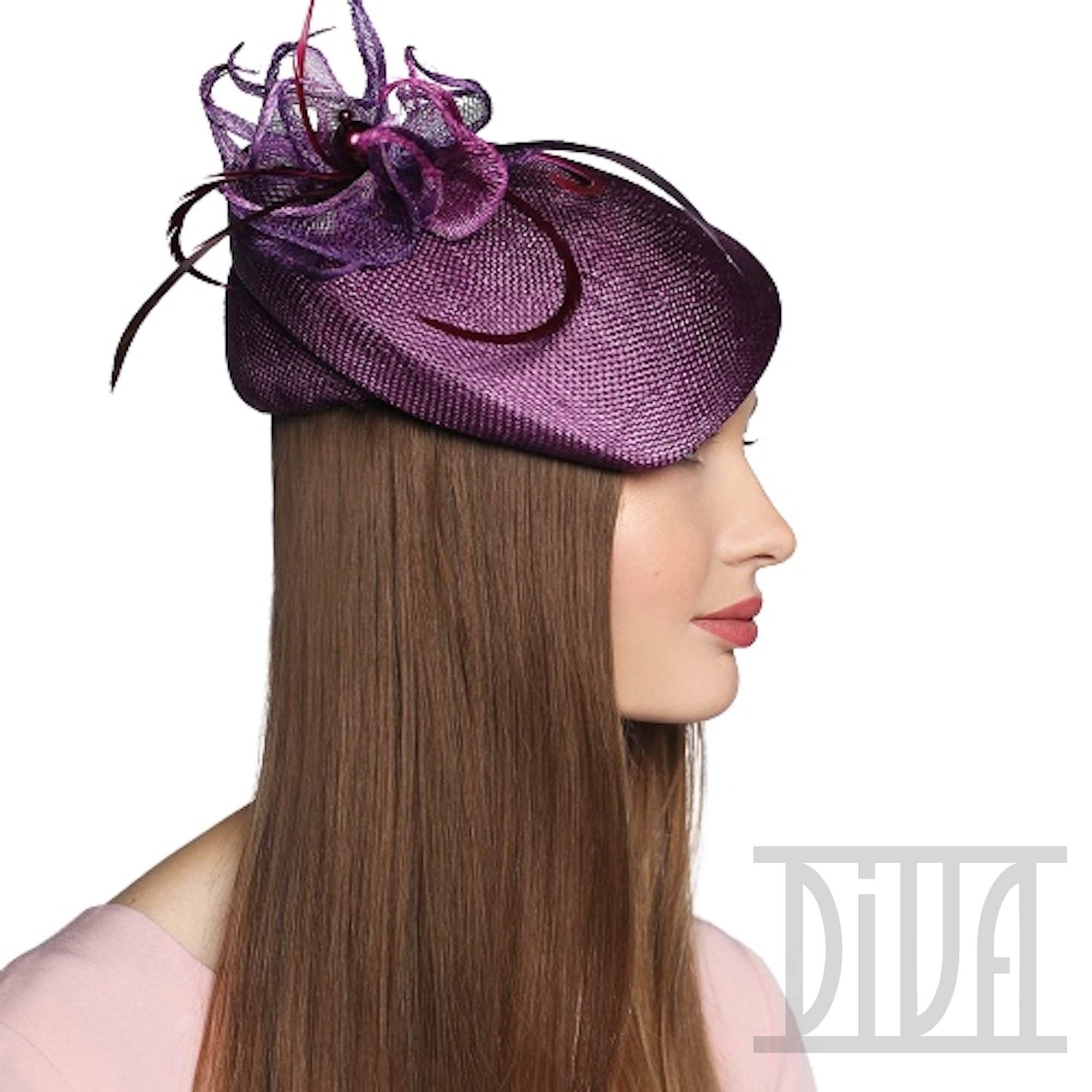 Stylish Straw Kentucky Derby Hat - DivaHats Boutique