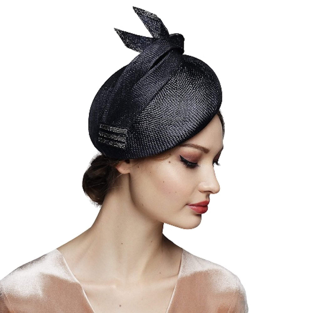 Stylish Straw Kentucky Derby Beret - DivaHats Boutique