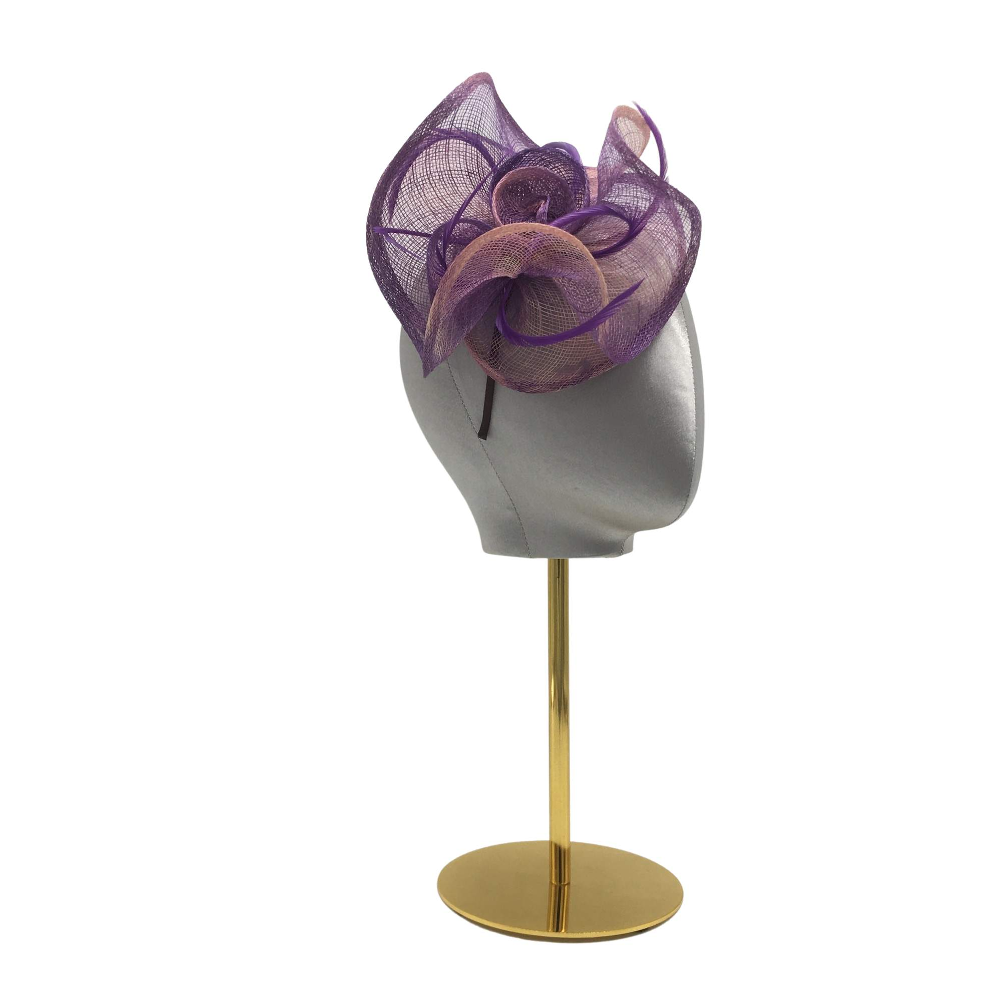 Flower Fascinator for Women Wedding Tea Party Hat-DivaHats-Straw hats