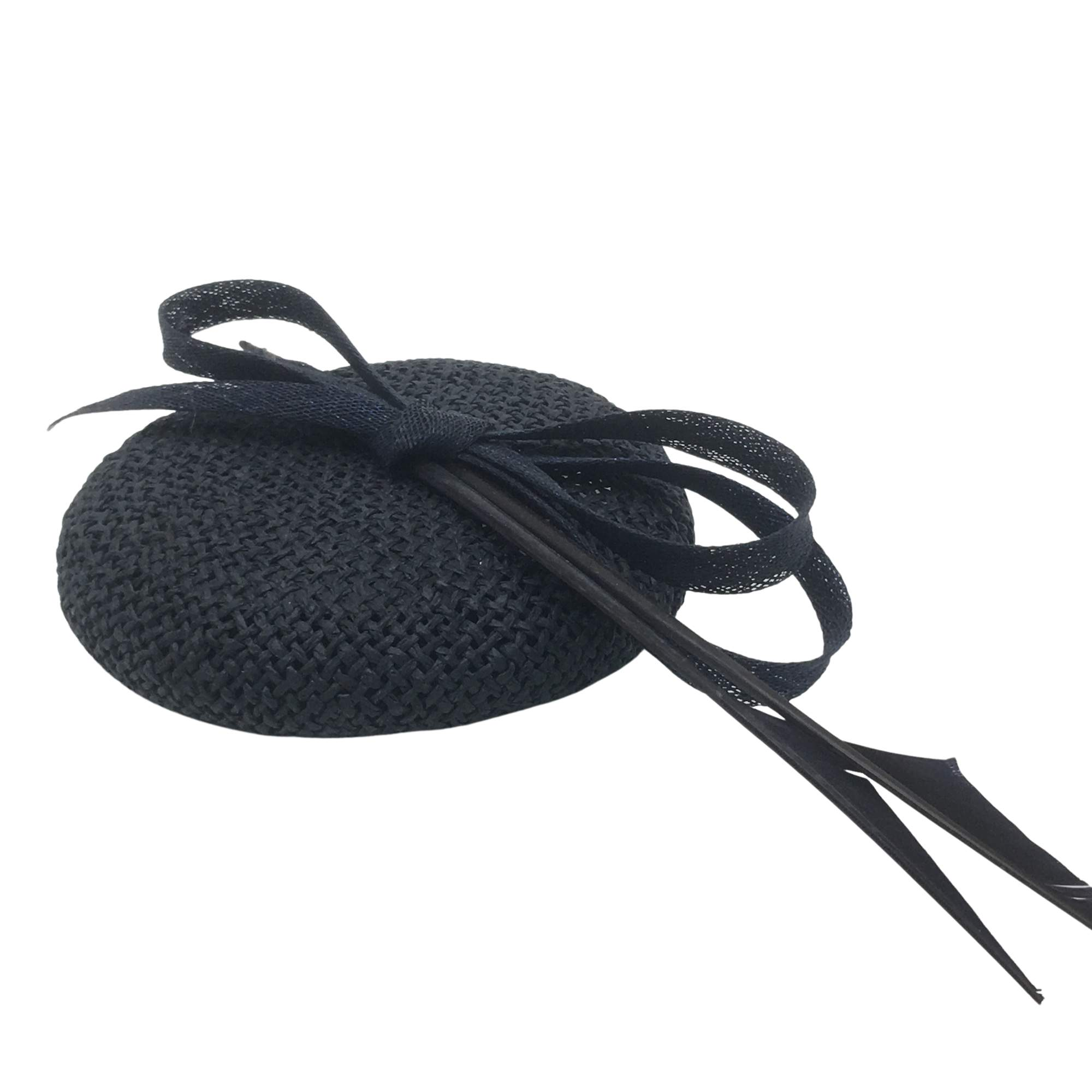 Stylish blue  fascinator hat Derby, Church, Party headwear-DivaHats-Fascinator,Straw hats