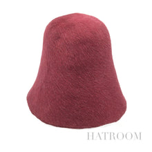 Load image into Gallery viewer, Melza Fur Felt Cone Hat Bodies with a Long-Haired Finish.