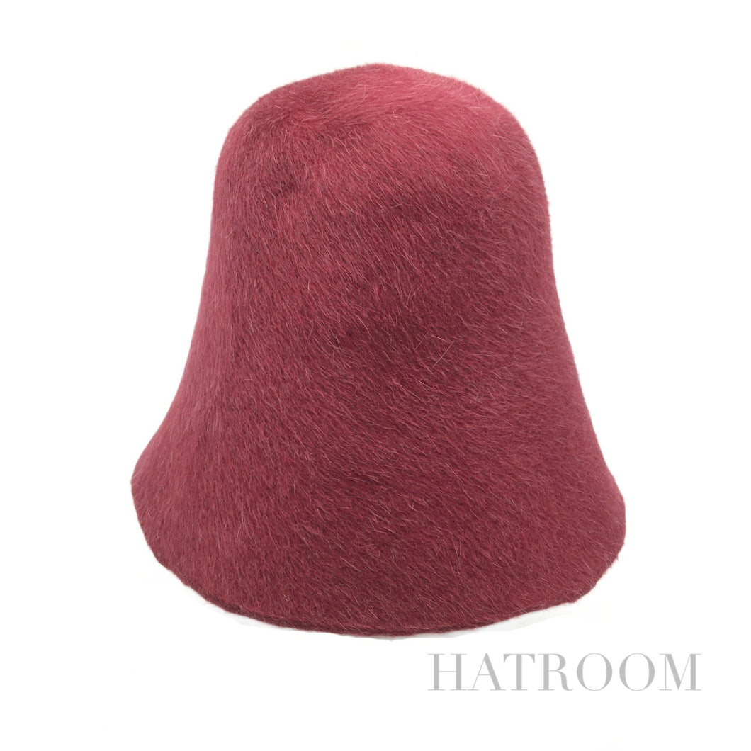 Melza Fur Felt Cone Hat Bodies with a Long-Haired Finish.