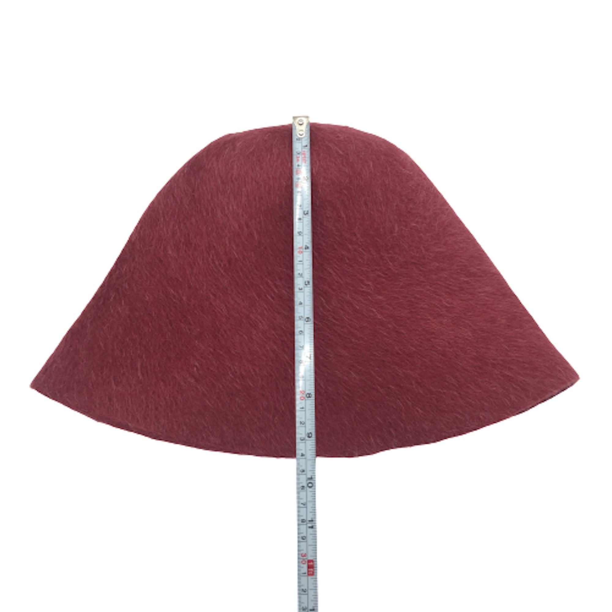 Melza Fur Felt Cone Hat Bodies with a Long-Haired Finish.